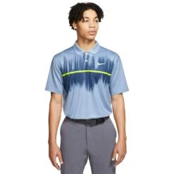 Nike Dri-FIT Vapor Printed Mens Golf Polo -Optimal Golf Shop 13205 460INDIGOFOG