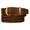 Nexbelt Basket Weave Claro Brown Mens Belt -Optimal Golf Shop 17401 BROWN