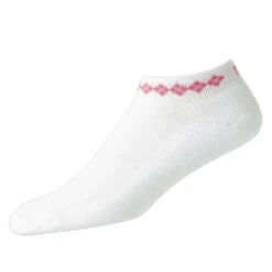 FootJoy ProDry Sportlet Argyle Womens No Show Golf Socks -Optimal Golf Shop 17742 WHITEPINK d2314f25 298e 4562 923f 2a9afcb62a8b