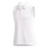 Adidas Golf Adidas Performance Girls Sleeveless Golf Polo -Optimal Golf Shop 18718 WHITE