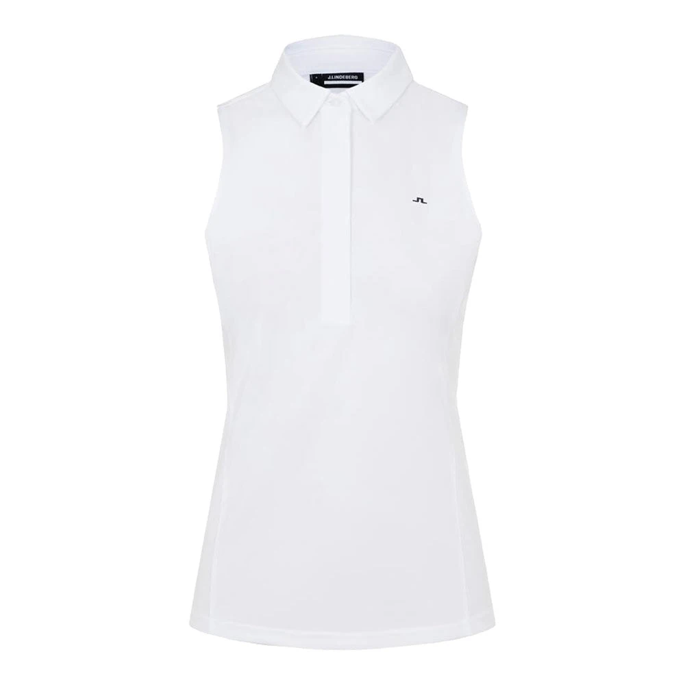 J.Lindeberg J. Lindeberg Dena Womens Sleeveless Golf Polo 2021 6 J.Lindeberg J. Lindeberg Dena Womens Sleeveless Golf Polo 2021 - Image 4