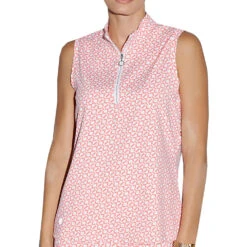 GGBlue Tess Womens Sleeveless Golf Polo -Optimal Golf Shop 20899 PASSION4531