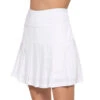 GGBlue Zippy 18in Womens Pleated Golf Skort -Optimal Golf Shop 20902 BASICWHTB022