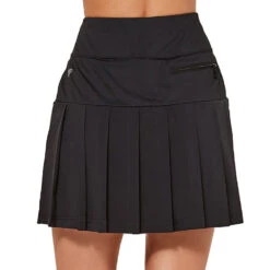 GGBlue Zippy 18in Womens Pleated Golf Skort -Optimal Golf Shop 20902 BLACKB024 1