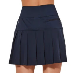 GGBlue Zippy 18in Womens Pleated Golf Skort -Optimal Golf Shop 20902 NAVYB027 1