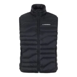 J.Lindeberg J. Lindeberg Cliff Light Down Black Mens Golf Vest