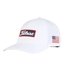 Titleist Oceanside Stars And Stripes Mens Golf Hat -Optimal Golf Shop 25857 WHTNVYRED146