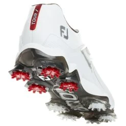 FootJoy Tour X Spiked Mens Golf Shoes -Optimal Golf Shop 26129 WHITERED 3