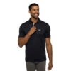 TravisMathew Valetta Black Mens Golf Polo -Optimal Golf Shop 27014 BLACK0BLK