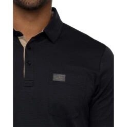 TravisMathew Valetta Black Mens Golf Polo -Optimal Golf Shop 27014 BLACK0BLK 2