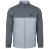 TravisMathew Bite The Bullet Heather Black Mens Golf Jacket