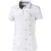 PUMA Golf Puma Ditsy Girls Golf Polo -Optimal Golf Shop 595453 01WHITE 617147c9 5f39 4c0f aa61 2e518e083ff0