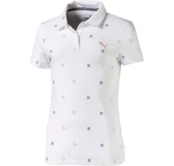 PUMA Golf Puma Ditsy Girls Golf Polo