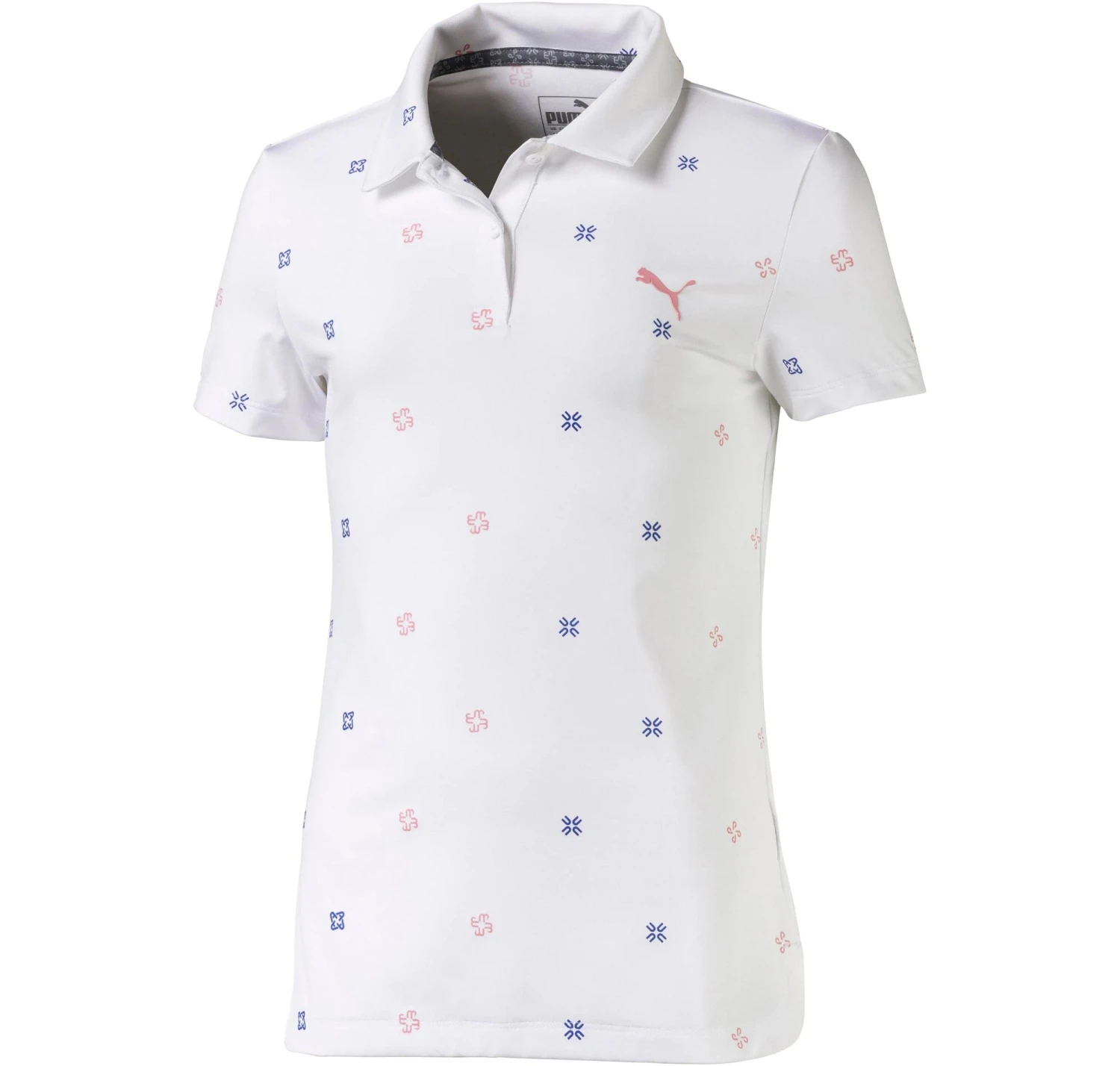 PUMA Golf Puma Ditsy Girls Golf Polo 3 PUMA Golf Puma Ditsy Girls Golf Polo