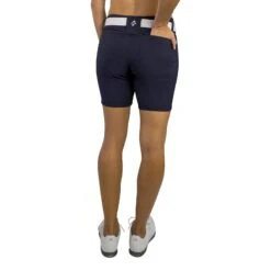JoFit Belted 7.5 In Womens Golf Shorts 12 JoFit Belted 7.5 In Womens Golf Shorts -Optimal Golf Shop GB505 MIDNIGHT 1