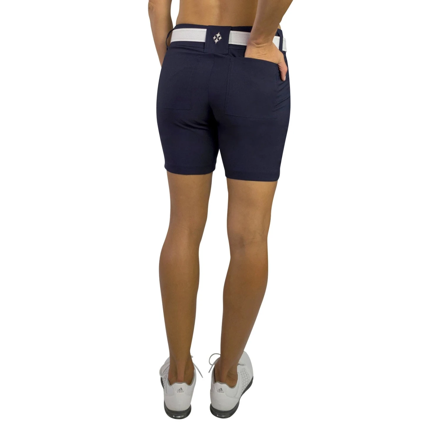 JoFit Belted 7.5 In Womens Golf Shorts 6 JoFit Belted 7.5 In Womens Golf Shorts - Image 4