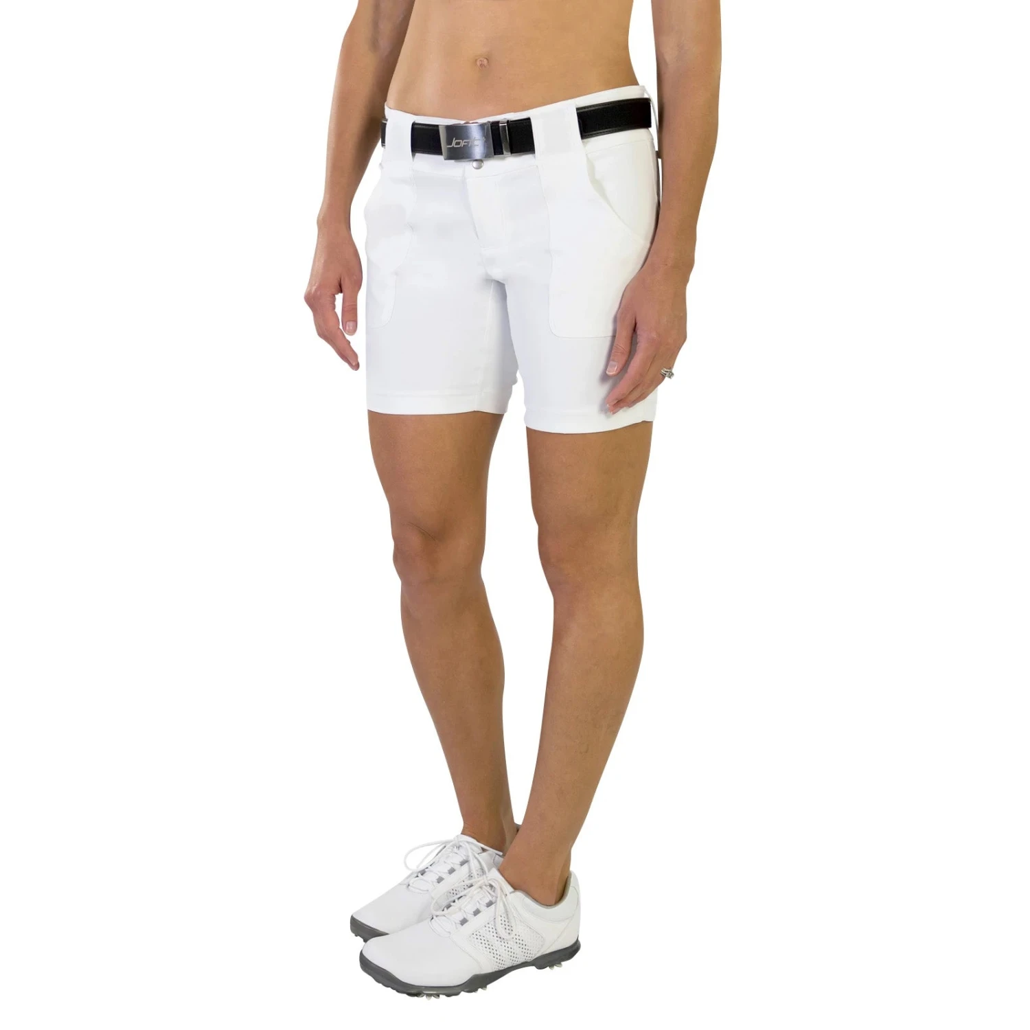 JoFit Belted 7.5 In Womens Golf Shorts 7 JoFit Belted 7.5 In Womens Golf Shorts - Image 5