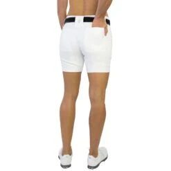 JoFit Belted 7.5 In Womens Golf Shorts 14 JoFit Belted 7.5 In Womens Golf Shorts -Optimal Golf Shop GB505 WHTWHITE 1